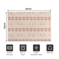 thumbnail image 5 of Pink Geometric Striped Pattern Door Rugs,Washable Non Slip Door Mats Indoor,Decorative Door Mats,Entry Mat Indoor for Entrance,Bedroom,Kitchen,Bathroom,16"x24", 5 of 6