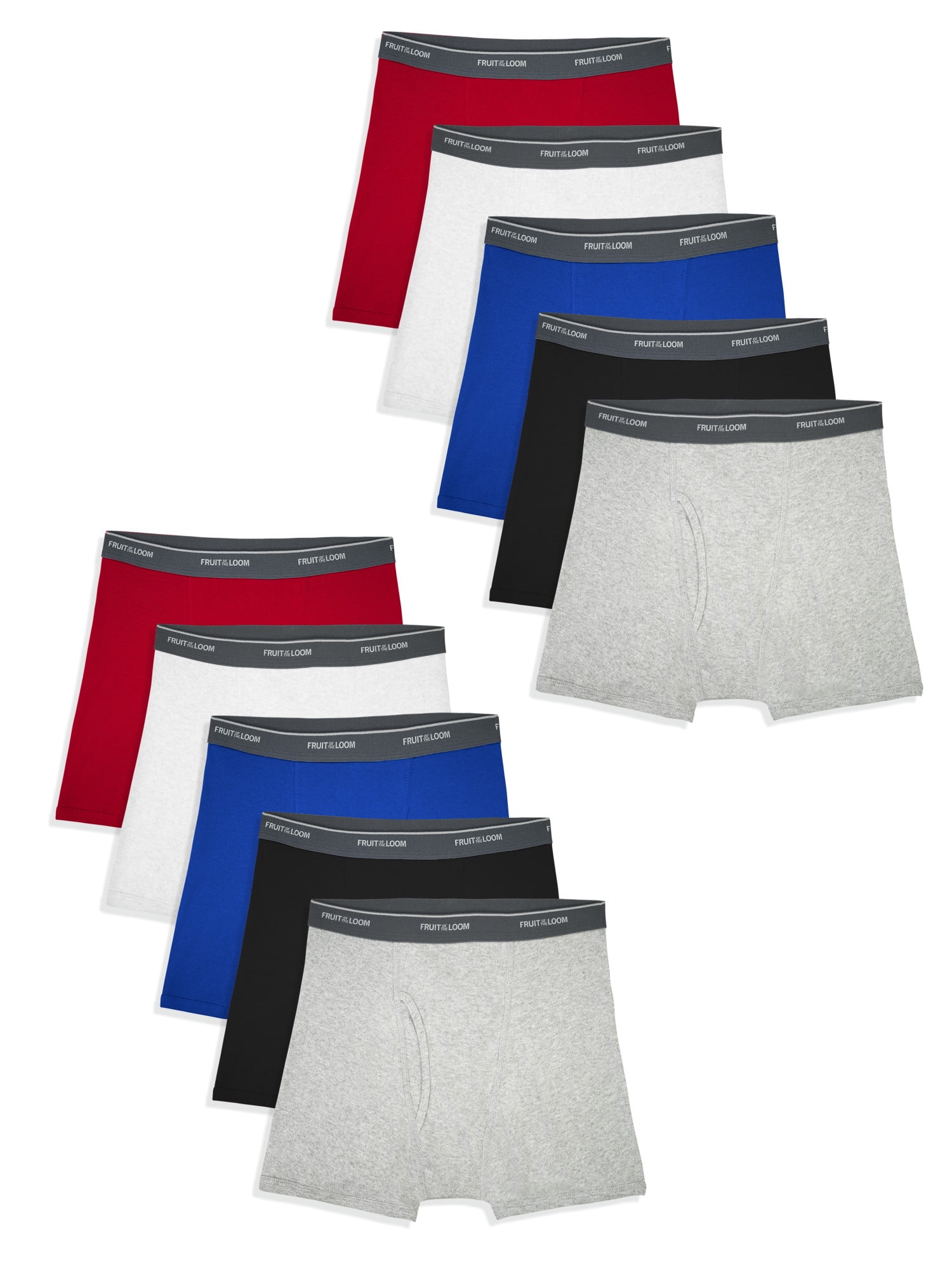 ToBeInStyle Boys 6 Pack Graphic Decal Print Seamless Long Leg Boxer Briefs