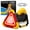 1pc, variant on 3-in-1 Solar Emergency Triangle Warning Light, Rechargeable Roadside Hazard Lights with 4 Flash Modes, IP65 Waterproof Reflective Triangles, for Car Truck RV Vehicle Roadside Emergencies