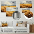 thumbnail image 4 of Designart "Denmark Yellow landscapes Of Gold" Farmhouse Metal Art Print, 4 of 5