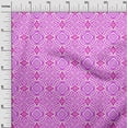 thumbnail image 3 of oneOone Viscose Jersey Fuschia Pink Fabric Asian Tie & Dye Craft Projects Decor Fabric Printed By The Yard 60 Inch Wide, 3 of 4