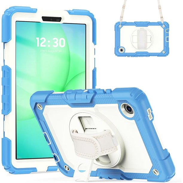 Funda Protectora para Samsung Galaxy Tab A11 8.7" (2025) y Tab A9 8.7" (2023) - Azul Cian