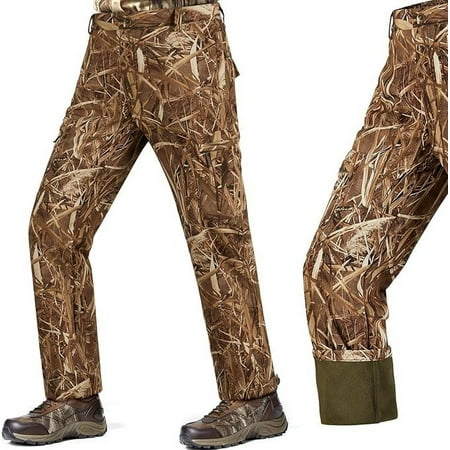 NEW VIEW Kids Camo Hunting Pants Silent Youth Hunting Clothes for Cold Winter Camouflage Hunting Pants for Boys & Girls