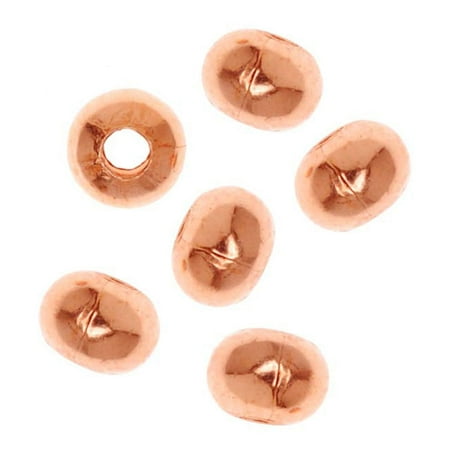 Bright Copper Bead - Bright Genuine Copper Rondelle Beads 4.5mm x 3mm (100)