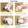 thumbnail image 5 of 4 Pack Door Knob Safety Cover For Kids, Child Proof Door Knob Covers, Baby Safety Door Knob Handle Cover Lockable Design, 5 of 5
