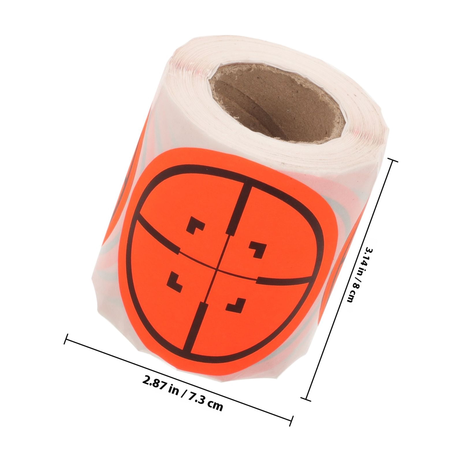 OUNONA 1 Roll Adhesive Targets Stickers for Archers in Outdoor Training Settings