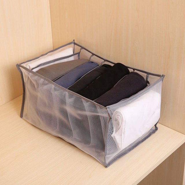 Caja de almacenamiento de ropa para pantalones de mezclilla, compartimento para guardarropa, cajón para ropa, tipo divisor, caja de almacenamiento para chaqueta y camisa
