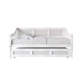 thumbnail image 3 of Castle Place Timeless Cane Wooden Daybed with Trundle, White, 3 of 12