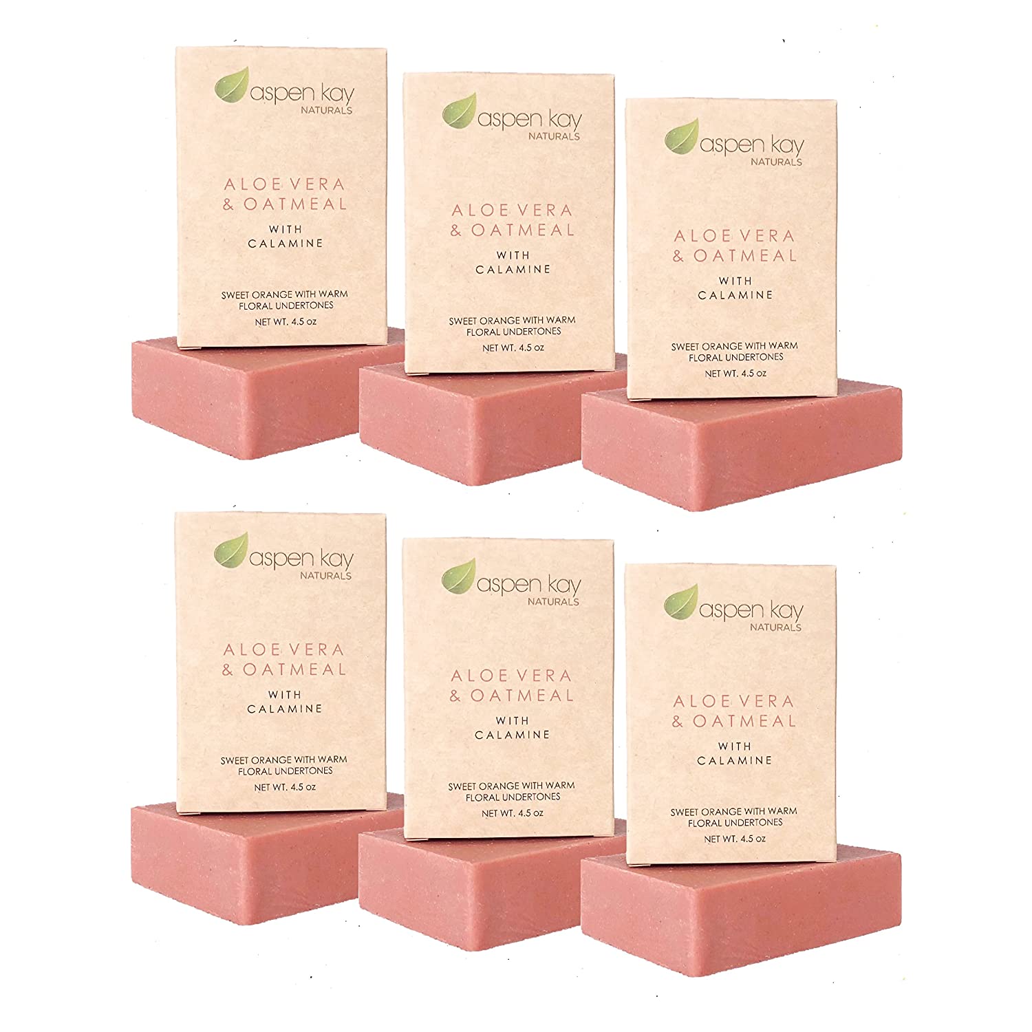 Oatmeal & Aloe Bar Soap 6 Pack