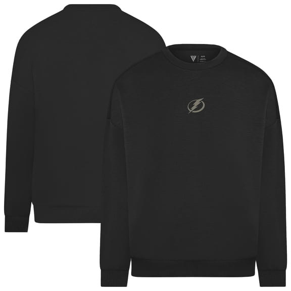 Men's Levelwear  Black Tampa Bay Lightning Luxe Signature Sweatshirt