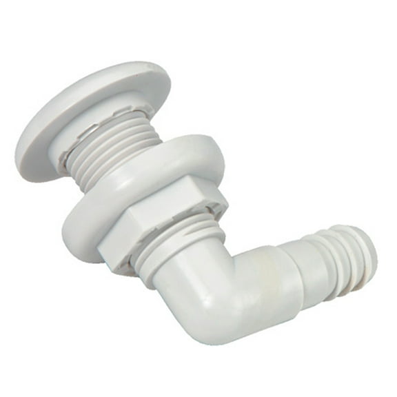 Johnson Pump 75035 3/4" 90 Degree White Thru-Hull