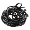 thumbnail image 2 of Envoltura De Cables En Espiral, Organizador De Encuadernación Protectvie, Gestión De Cables Para El Hogar Y La Oficina, 10mm, Negro, 2 of 7