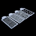 thumbnail image 5 of Lace Cake Stencil, Flower Cake Stencil, 4PCS Translucent Kitchen For Cake, 5 of 8