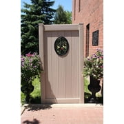 nuvo iron oval decorative insert for fencing, gates, home, garden, acw56