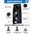thumbnail image 3 of Conjunto de luces traseras compatible con LIWEDFG para Chevrolet/GMC, 3 of 6
