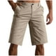 thumbnail image 2 of pstuiky Pantalones cortos de gimnasio para hombre, Pantalones cortos casuales de verano para hombre, de color sólido, con bolsillos y botones, transpirables y a la moda., 2 of 4