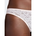 thumbnail image 5 of Joyspun Women's Soft Stretch Lace Thong Panties, 2-Pack, Sizes XS-3XL, 5 of 7