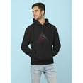 thumbnail image 2 of Triangles Merged Hoodie Men -Image by Shutterstock, Male Medium, 2 of 4