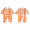 thumbnail image 3 of Gupgi Barboteuse à Carreaux pour Filles 0-18M, Manches Longues, Col Rond, Automne, 3 of 9