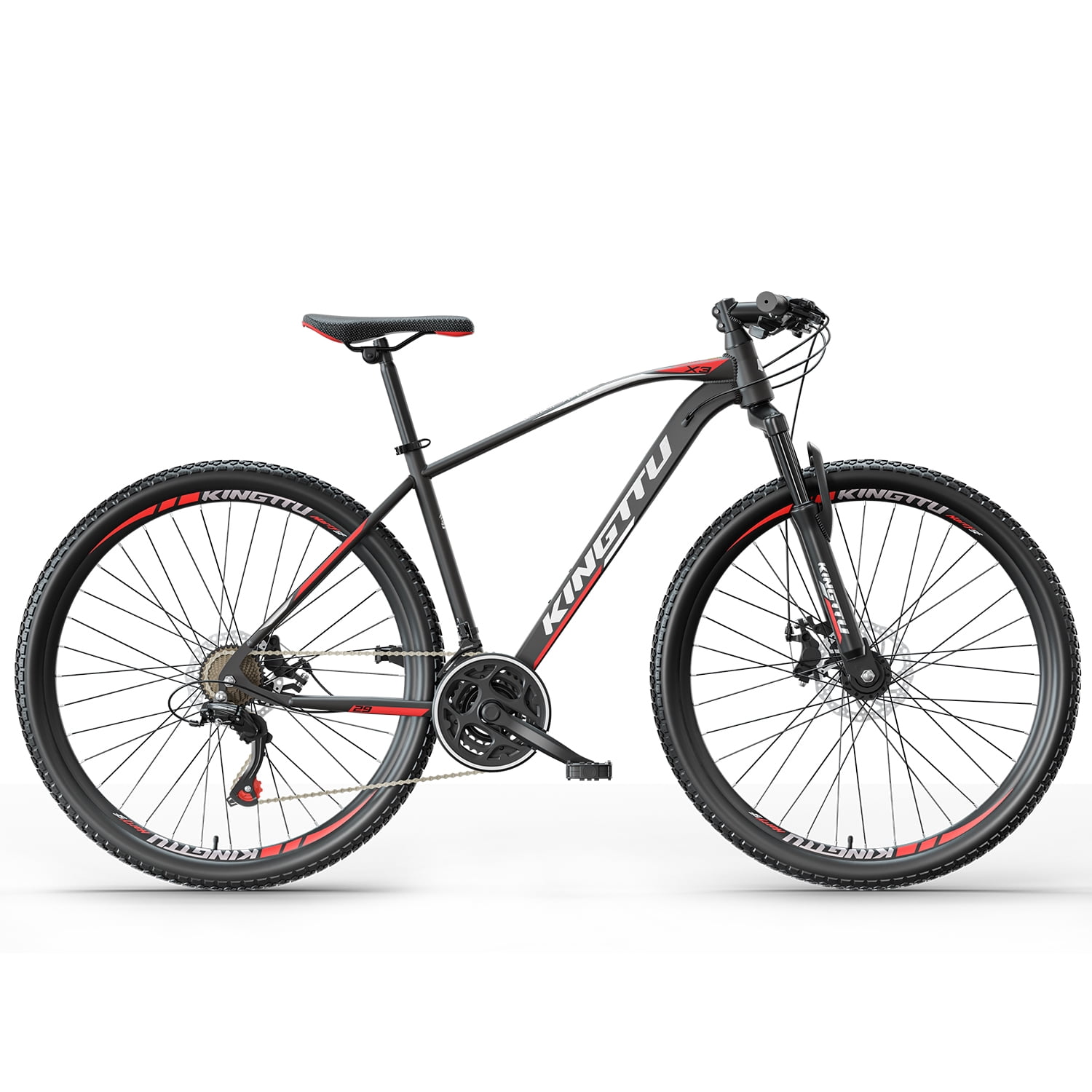  YH-X3 Bicicleta de montaña de 19 pulgadas, marco de 29 pulgadas,  ruedas de 21 velocidades con freno de disco dual, suspensión delantera,  bicicleta para hombre 29er (EU-naranja) : Deportes y Actividades