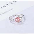 thumbnail image 2 of Mujeres Anillo de Moda Abierta Anillos Ajustable Cristal Lindo Gato Anillos para Ella, 2 of 5