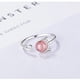 thumbnail image 2 of Anillos abiertos ajustables de moda para mujer, anillos de cristal con gatos bonitos para ella, 2 of 5