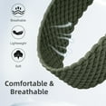 thumbnail image 3 of KOMI Nylon Compatible with Apple Watch Bands 49mm 45mm 44mm 42mm 41mm 40m 38mm for Women Men, Stretchy Breathable Adjustable Sport Straps Compatible with iWatch Series 9 8 7 6 5 4 3 SE Ultra, 3 of 6