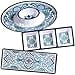 thumbnail image 3 of Talavera 3-Piece Melamine Hostess Serveware Set – Chip & Dip Server, 3-Section Relish Tray, and 19" Rectangular Platter – Colorful Southwest Serving Set for Entertaining & Outdoor Dining, 3 of 4