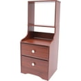 thumbnail image 4 of Fichiouy Modern Nightstand Bedside End Table with 2 Drawers and Storage Shelf for Bedroom, 4 of 9