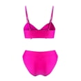 thumbnail image 5 of Tiqkatyck Bikini Sets for Women Clearance, Women's Casual High Waisted 2 Piece Bikini Sets Bow Bathing Suit for Women, Swim Suits for Women 2024 Hot Pink L, 5 of 5