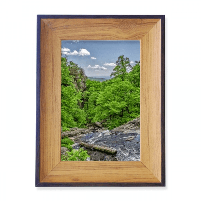 Stream Green Forestry Science Nature Scenery Photo Frame Exhibition Display Art Desktop Painting