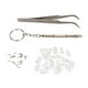 thumbnail image 2 of Kit De Reparación De Anteojos, Pinzas De Acero Inoxidable, Almohadilla Para La Nariz Antideslizante Para Mantenimiento En El Hogar, 2 of 8