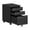 Black, variant on 2 Drawer File Cabinet with Wheels,Under Desk Metal Mobile Filing Cabinet for Office,Business,Home,Enterprise for Legal/Letter Size,Black