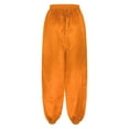 thumbnail image 4 of YiZYiF Mens Satin Belly Dance Harem Pants Loose Fit Trousers Bloomers Arabian Prince Outfits Orange XL, 4 of 7