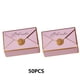 thumbnail image 5 of Matsuzay Mini sobre de 50 piezas caja de dulces estilo europeo morado, 5 of 6