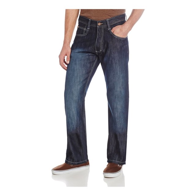 Pantalones vaqueros Southpole para hombre Ajuste holgado azul 38 W x 30 L