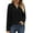 #1 Black, variant on SHIBEVER Long Sleeve Shirts for Women Tops Fall Blouses V Neck Casual Pullover Lapel Collar Sweatshirts Loose Fit Tunic Tops Henley Shirts Fashion Clothing