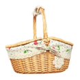 thumbnail image 1 of Dragonus Wicker Basket Picnic Baskets Woven Willow Basket with Lid and Handle, 1 of 5