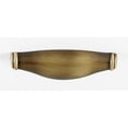 thumbnail image 2 of Alno A626-4 Charlie's 4" Center To Center Contemporary Solid Brass Cabinet Cup Pull /, 2 of 7