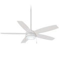thumbnail image 2 of Ceiling Fan With Light Kit 14.5 Inches Tall By 52 Inches Wide-Flat White Finish-Flat White Blade Color Minka Aire Fans F673l-Whf, 2 of 2