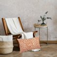 thumbnail image 3 of Orange Leopard Print Lumbar Pillow Covers 12x20 Inch Set of 2 Cheetah Animal Spots Rectangle Throw Pillows For Couch Farmhouse Square Pillow Cases Home Decor For Living Room Sofa Bed Porch Outdoor, 3 of 6