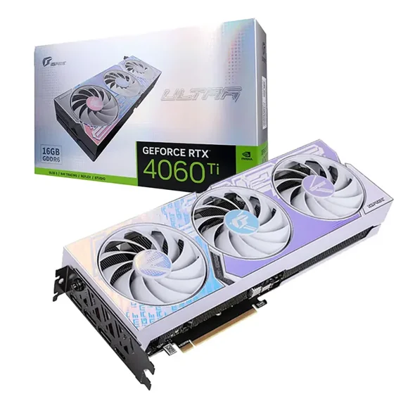 Tarjeta Gráfica Colorida iGame RTX 4060 Ti Ultra W OC 16GB-V