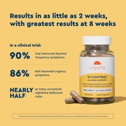 Uqora in Control Bladder Support - Daily Bladder Care & Support for Urinary Comfort - Made with botanicals, Like Horsetail & Spicebush - Gluten-Free & Vegetarian - 60 Capsules