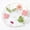 Pink dried flowers, variant on Pressed Dried Flower Resin Coaster, with Real Preserved Floral & Gold Flakes, Waterproof Heat Resistant Table Decor Coasters for Mugs, Cups