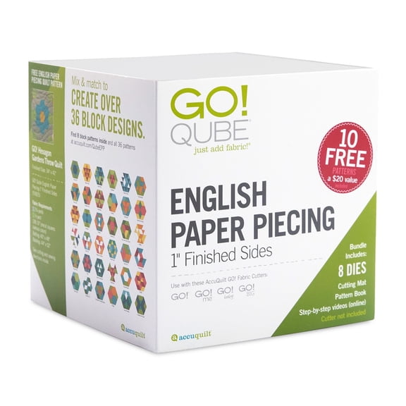Accuquilt GO! Qube English Paper Piecing-1" Finished Sides