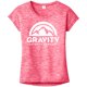 thumbnail image 1 of Camiseta de al aire libre de la gravedad de las mujeres al aire libre CO. POSICARGE T-shirt - logo blanco - rosa - 2xl Gravity Outdoor Co. Camiseta de manga corta, 1 of 1