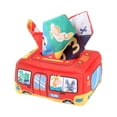 thumbnail image 3 of Juguetes sensoriales para recién nacidos, caja de pañuelos para bebés, juguetes Montessori de 6 a 12 meses Coche, 3 of 9
