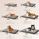thumbnail image 3 of Cama ortopédica para perros EHEYCIGA XXL para perros gigantes, gris, 120 x 75 cm, 3 of 8