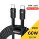 thumbnail image 1 of Essager 100W USB tipo C a USB C Cable USB-C PD cargador de carga rápida Cable de alambre para Macbook Samsung Xiaomi tipo-C Cable USBC 3M Dengxun unisex, 1 of 2