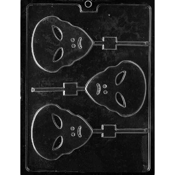 Grandmama's Goodies K100 Alien Lollipop Chocolate Candy Soap Mold with Exclusive Molding Instructions